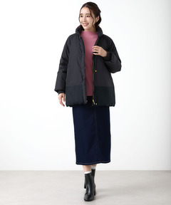 レディース 切り替え ソフトダウン ジャケット通販 [0304-57405