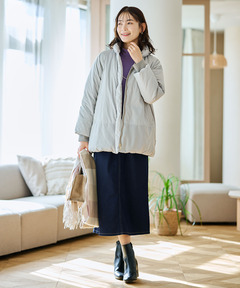 レディース 切り替え ソフトダウン ジャケット通販 [0304-57405