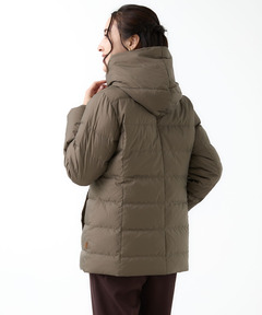 レディース フード付き ダウン ジャケット【撥水加工】【一部店舗限定