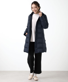 レディース タフタダウン ロング コート【撥水加工】【一部店舗限定