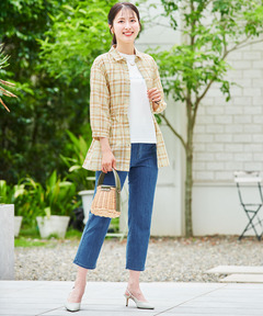 レディース デニム クロップド丈 パンツ【接触冷感】通販 [0305-53503