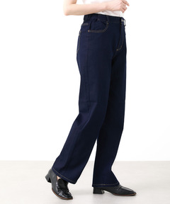 レディース セミワイド ストレッチデニム パンツ通販 [0305-55502