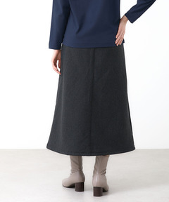 レディース ウエストゴム 裏起毛 スカート通販 [0306-56600