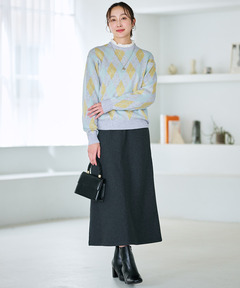 維*那様 8yardsレディース裏起毛スカート　ブラックS 美品、完売品】ハチヤーズ8yards レディース スカート Sサイズ 微裏起毛