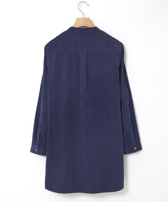 レディース コーデュロイ バンドカラー チュニック通販 [0321-47701