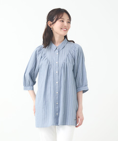 レディース スノーリネン デザイン チュニック【接触冷感】通販 [0321