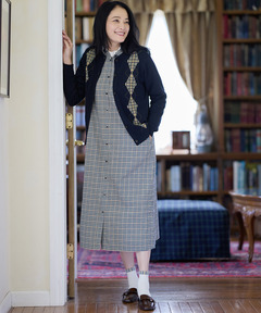 レディース クロコダイルタータン 長袖 ワンピース通販 [0321-57702