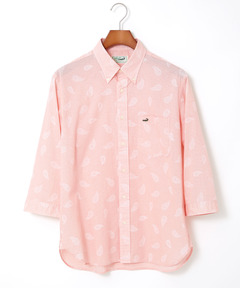 メンズ スノーコットン ペイズリー柄 7分袖シャツ【接触冷感】 通販