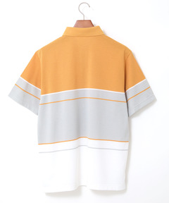 メンズ 地柄 カラーブロック ポロシャツ【吸汗速乾】通販 [1002-53238