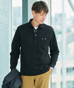 メンズ ハニカム襟 スナップボタン ポロシャツ通販 [1002-55216