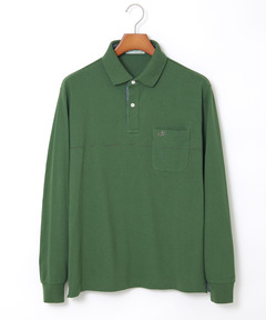 メンズ ロゴプリント 長袖ポロシャツ通販 [1002-56205] - クロコダイル