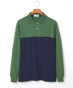 メンズ 配色切り替え ポロシャツ通販 [1002-56206] - クロコダイル