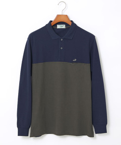 メンズ 配色切り替え ポロシャツ通販 [1002-56206] - クロコダイル