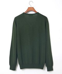 メンズ 10ゲージVネックセーター【洗濯機洗いOK】通販 [1003-06581