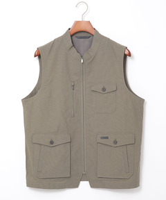 メンズ ドビー生地 マルチポケット ベスト【吸汗速乾】通販 [1004