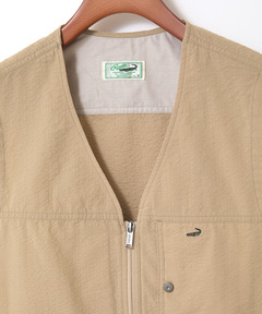 メンズ シアサッカー ベスト【吸汗速乾】通販 [1004-53410