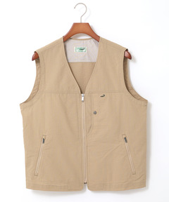 メンズ シアサッカー ベスト【吸汗速乾】通販 [1004-53410