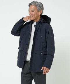 新品and wander ネイビー マウンテンパーカー M メンズ タフタ フード付き マウンテン パーカー通販 [1004-55408