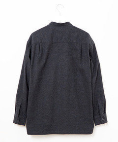メンズ バンドカラー ネル シャツ通販 [1501-56171] - クロコダイル