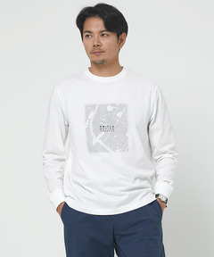 【新品未使用】CHIEKO+ 長袖バックラインカットソー ホワイト36 メンズ オリジナルマップ柄 カットソー通販 [1502-51275