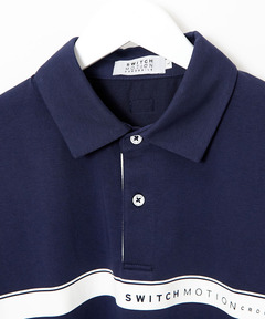 メンズ アシンメトリー ロゴプリント ポロシャツ通販 [1502-53276