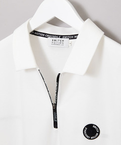 メンズ バックライン ジップ ポロシャツ通販 [1502-53277