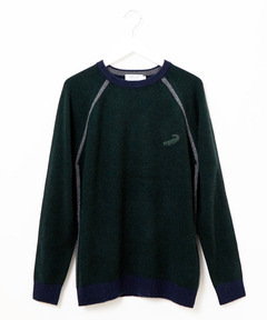 メンズ ウール ラグランスリーブ ニット【手洗いOK】通販 [1503-57371