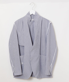 メンズ ナチュラルストレッチ サッカー ジャケット【吸汗速乾】通販