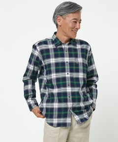 M'GREGOR 60s ダークグリーン ドット柄 シャツ コカ coca メンズドット柄開襟シャツ （Black） -ファッション通販