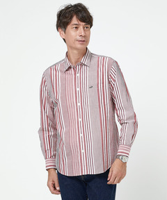 メンズ サッカー ランダムストライプ柄 シャツ通販 [1601-51107