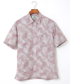 メンズ リーフ柄 プリント シャツ【吸汗速乾】通販 [1601-53126