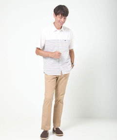 メンズ マリンボーダー柄 シャツ 通販 [1601-54106] - クロコダイル