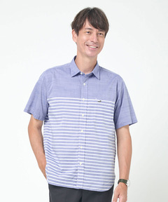 メンズ マリンボーダー柄 シャツ 通販 [1601-54106] - クロコダイル