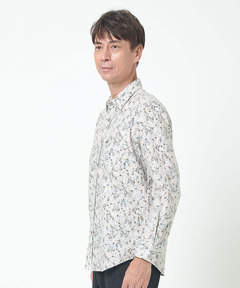 メンズ サーモ 花柄プリント シャツ通販 [1601-55116] - クロコダイル