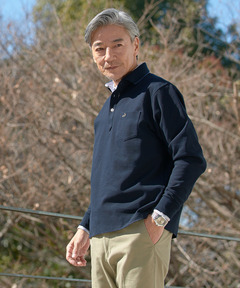 メンズ ハニカム ホリゾンタルカラー ポロシャツ通販 [1602-51211