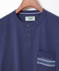 メンズ ヘンリーネック 七分袖 Tシャツ【吸汗速乾】通販 [1602-53206