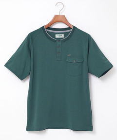 メンズ ポンチ ヘンリーネック Tシャツ通販 [1602-53211