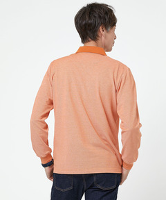 メンズ クレリック ジップ 長袖ポロシャツ通販 [1602-53227