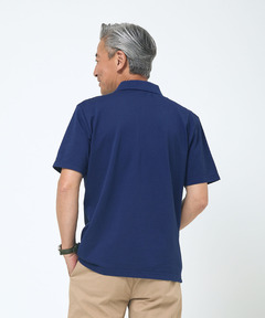 メンズ ランダムストライプ柄 ポロシャツ 【吸汗速乾】通販 [1602