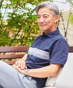 メンズ 切り替えデザイン 鹿の子 ポロシャツ【吸汗速乾】通販 [1602