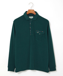 メンズ 起毛 共襟 ポロシャツ通販 [1602-55215] - クロコダイル