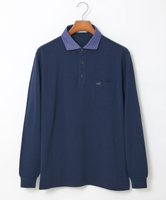 メンズ 襟布帛 デザイン ポロシャツ通販 [1602-56200] - クロコダイル