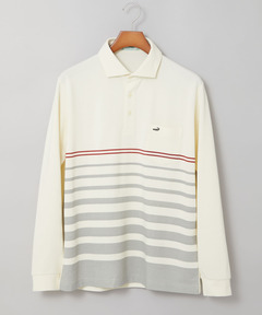 【美品】COMME des GARCONS HOMME 切替ボーダーポロシャツ COMME des GARCONS HOMME コムデギャルソンオムCOMME アウトシーム