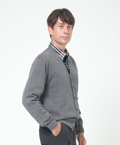 メンズ 10ゲージカーディガン【洗濯機洗いOK】通販 [1603-06580