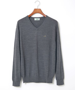 メンズ 10ゲージVネックセーター【洗濯機洗いOK】通販 [1603-06581
