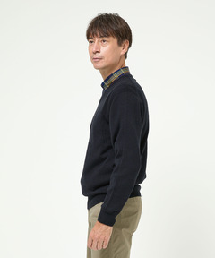 メンズ 10ゲージVネックセーター【洗濯機洗いOK】通販 [1603-06581