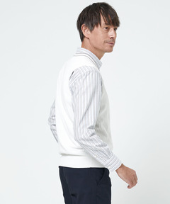 メンズ チルデン Vネックベスト【手洗いOK】通販 [1603-51302