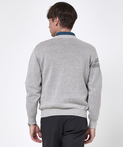 【即完Mサイズ❗️】stone  ニットセーター　リブ グレー　M 02280938_621c196c1edcf.jpg