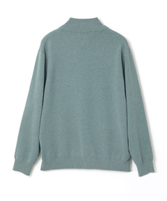 【ぐりこ】PERVERZE 長袖カーディガン 青・緑・灰色 メンズ スタンドカラー スウェットライク カーディガン 【手洗いOK