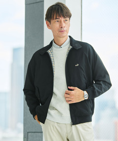 メンズ ハウンド ブルゾン 【クロコダイルタータン】【日本製生地